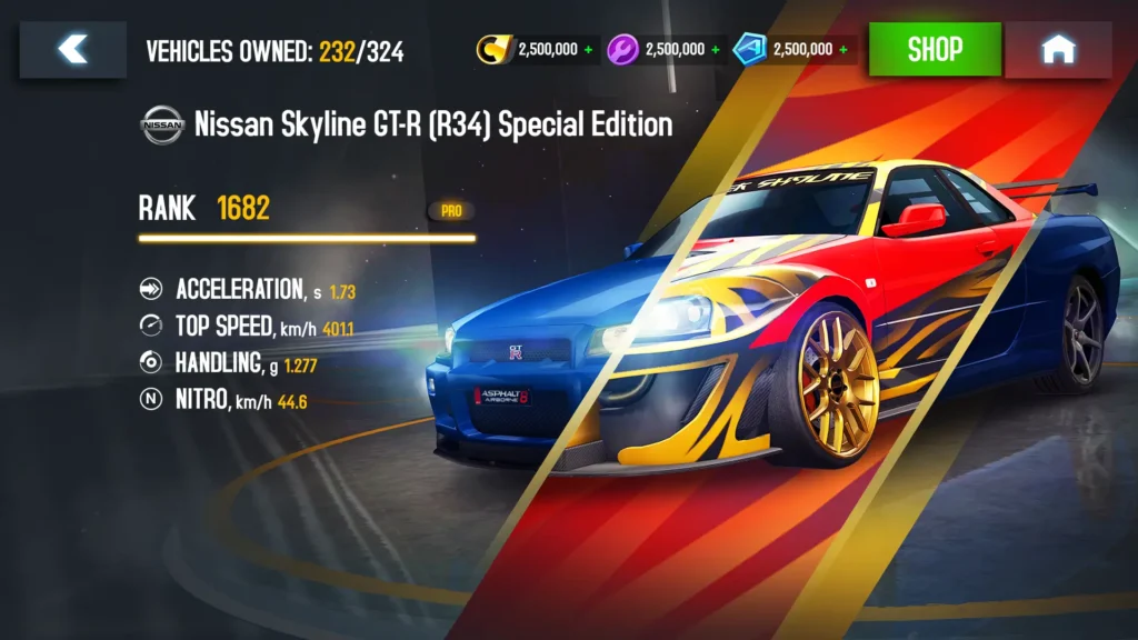 Download Asphalt 8 MOD APK